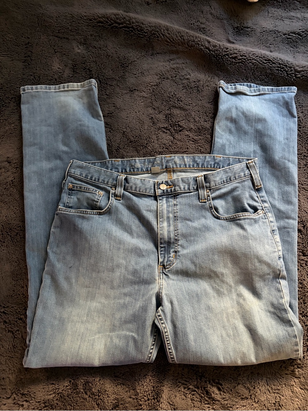 Carhartt Light Blue Relaxed Men's Jeans